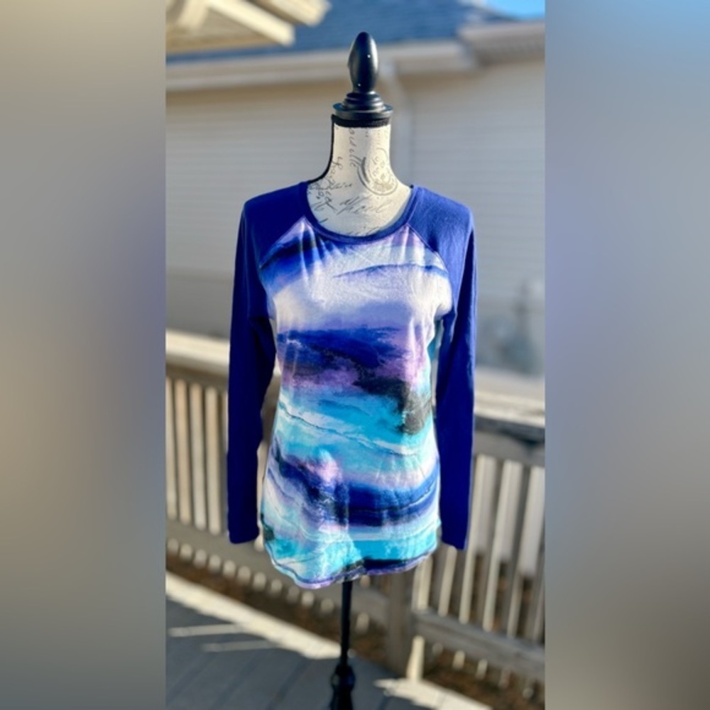 Tek Gear DryTek Blue Women’s Sport Raglan Tshirt​​